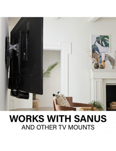 SANUS Soundbar Mount for Sonos Ray Black