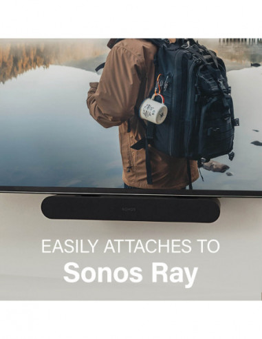 SANUS Soundbar Mount for Sonos Ray Black