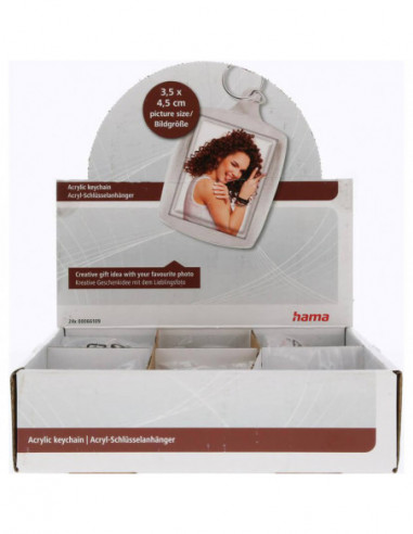 HAMA Nyckelring 3,5x4,5 cm Display 24 st