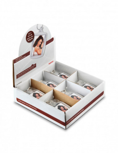 HAMA Nyckelring 3,5x4,5 cm Display 24 st