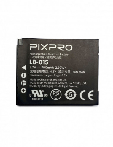 KODAK Battery Pixpro WPZ LB-015...