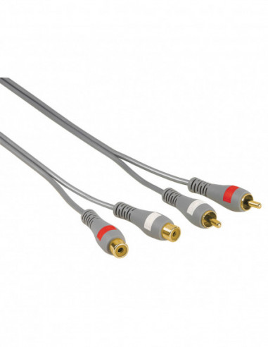HAMA Kabel 2xRCA- 2xRCA Förlängning...