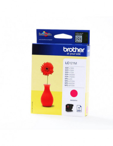 BROTHER Ink LC121M LC-121 Magenta
