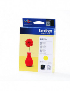 BROTHER Ink LC121Y LC-121...