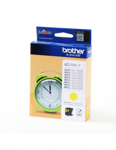 BROTHER Ink LC125XLY LC-125XL Yellow