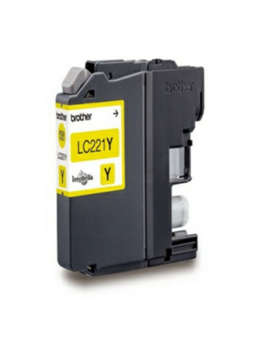 BROTHER Ink LC221Y LC-221 Yellow