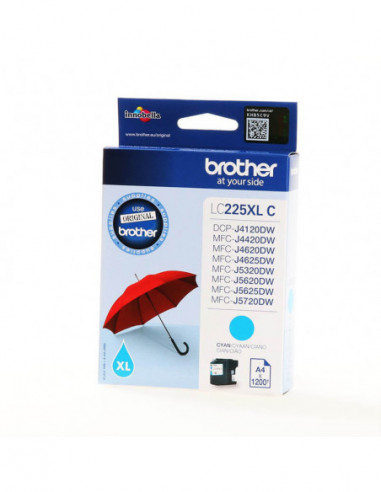 BROTHER Ink LC225XLC LC-225XL Cyan