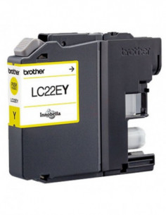 BROTHER Ink LC22EY LC-22E...