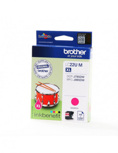 BROTHER Ink LC22UM LC-22U Magenta