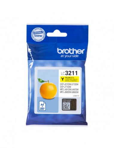 BROTHER Ink LC3211Y LC-3211 Yellow