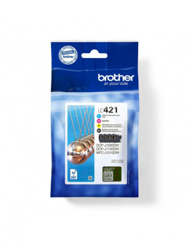 BROTHER Ink LC421VAL LC-421 Multipack