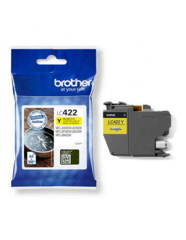 BROTHER Ink LC422Y LC-422 Yellow