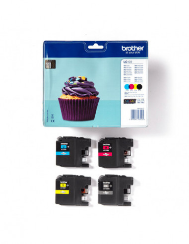 BROTHER Ink 123VALBP LC-123 Multipack
