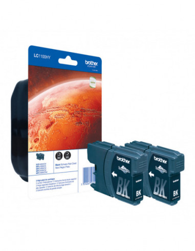 BROTHER Ink LC1100HYBKBP2 LC-1100HY...