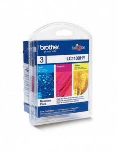 BROTHER Ink LC1100HYRBWBP...