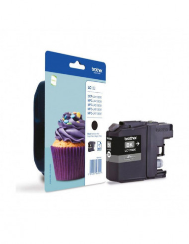 BROTHER Ink LC123BKBP LC-123 Black