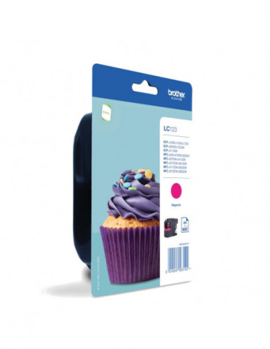 BROTHER Ink LC123MBP LC-123 Magenta
