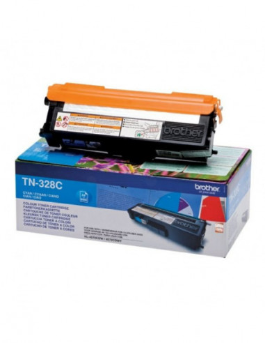 BROTHER Toner TN328C TN-328 Cyan