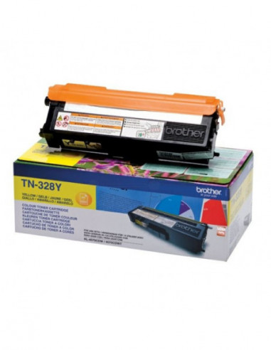 BROTHER Toner TN328Y TN-328 Yellow