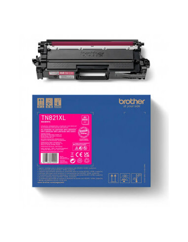 BROTHER Toner TN821XLM TN-821XL Magenta