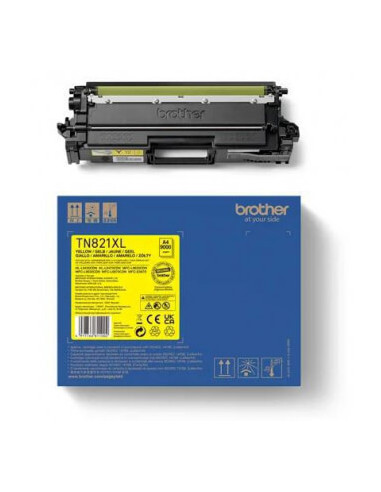 BROTHER Toner TN821XLY TN-821XL Yellow