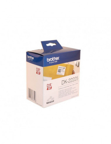 BROTHER Tape DK22225 38mm Black on White