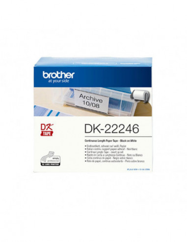 BROTHER Tape DK22246 103mm Black on...