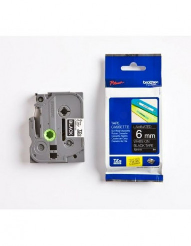 BROTHER Tape TZE-315 6mm White on Black