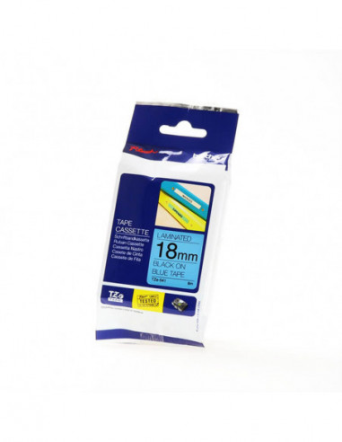 BROTHER Tape TZE-541 18mm Black on Blue
