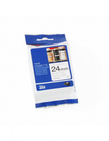 BROTHER Tape TZE-N251 24mm Black on...