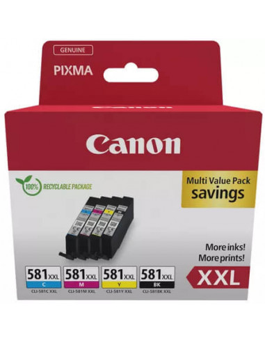 CANON Ink 1998C007 CLI-581XXL Multipack