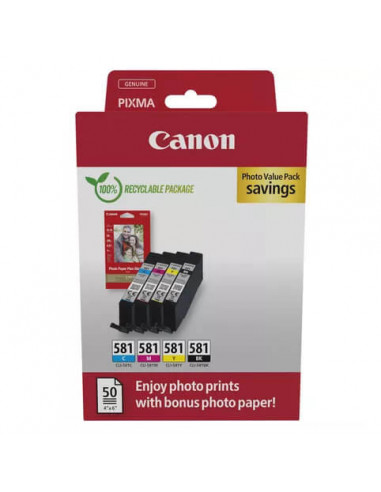 CANON Ink 2106C006 CLI-581 Multipack...