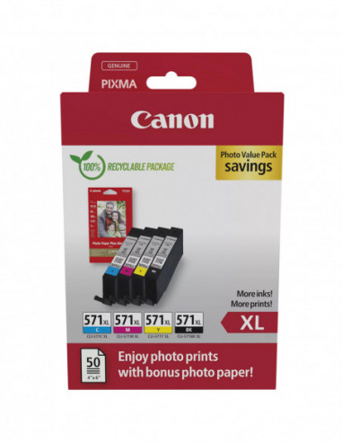 CANON Ink 0332C006 CLI-571XL Multipack