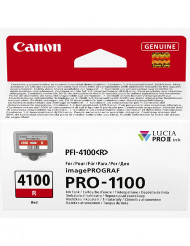 CANON Ink 6785C001 PFI-4100 Red