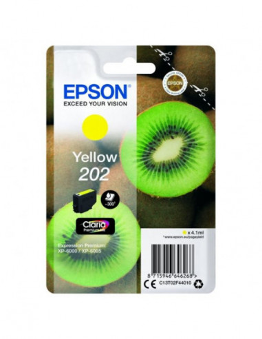 EPSON Ink C13T02F44010 202 Yellow Kiwi