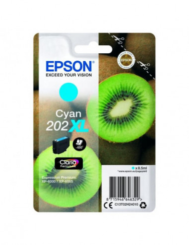 EPSON Ink C13T02H24010 202XL Cyan Kiwi
