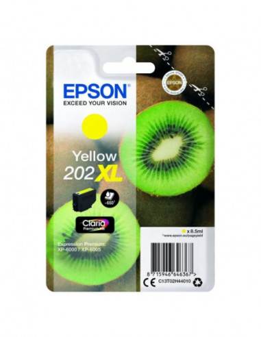 EPSON Ink C13T02H44010 202XL Yellow Kiwi