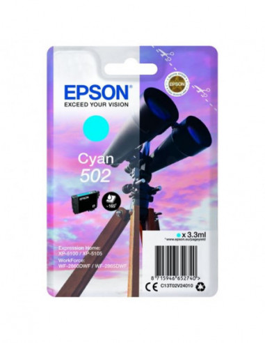 EPSON Ink C13T02V24010 502 Cyan...