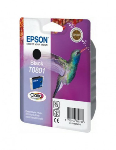 EPSON Ink C13T08014011 T0801 Black...