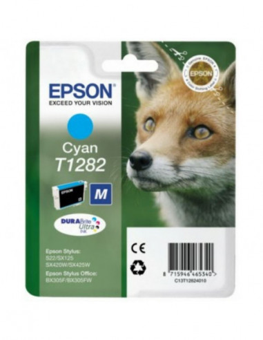 EPSON Ink C13T12824012 T1282 Cyan Fox