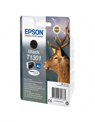 EPSON Ink C13T13014012 T1301 Black Stag