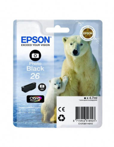 EPSON Ink C13T26114012 26 Photo Black...