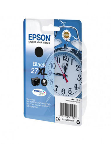 EPSON Ink C13T27114012 27XL Black...
