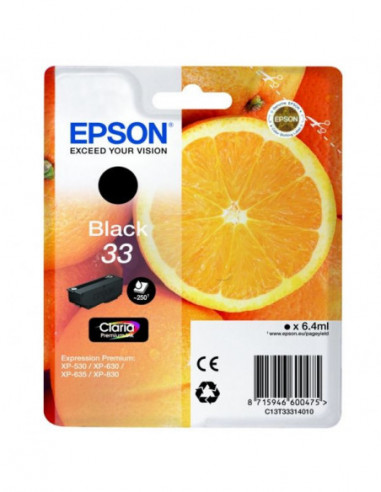 EPSON Ink C13T33314012 33 Black Oranges