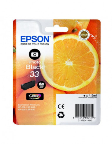 EPSON Ink C13T33414012 33 Photo Black...