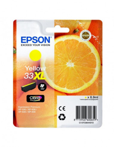EPSON Ink C13T33644012 33XL Yellow...