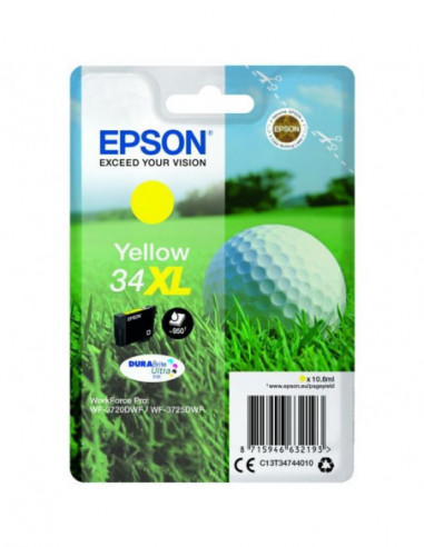 EPSON Ink C13T34744010 34XL Yellow...