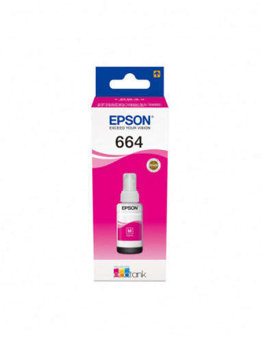 EPSON Ink C13T664340 664 Magenta Ecotank