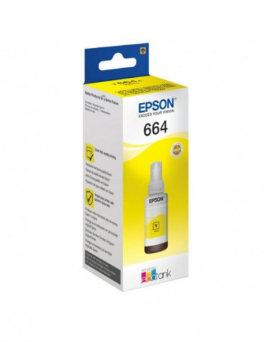 EPSON Ink C13T664440 664 Yellow Ecotank