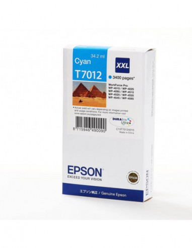 EPSON Ink C13T70124010 T7012 XXL Cyan